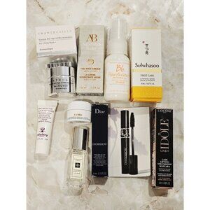 High End Skincare And Makeup Travel Size Bundle Lot